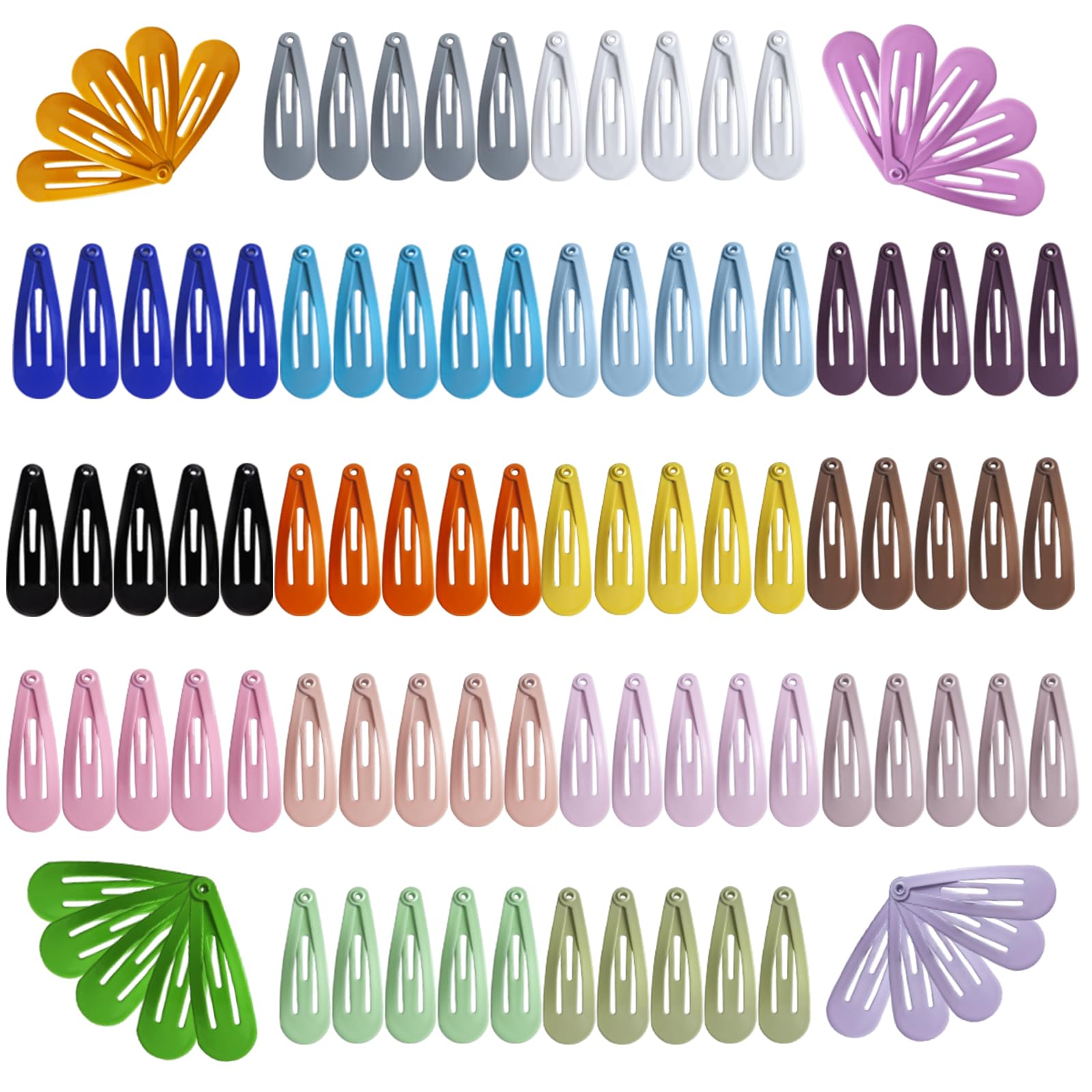 SLYFTE Upgrade Snap Mini Pinces – vue du pack de 100 pièces pour cheveux fins