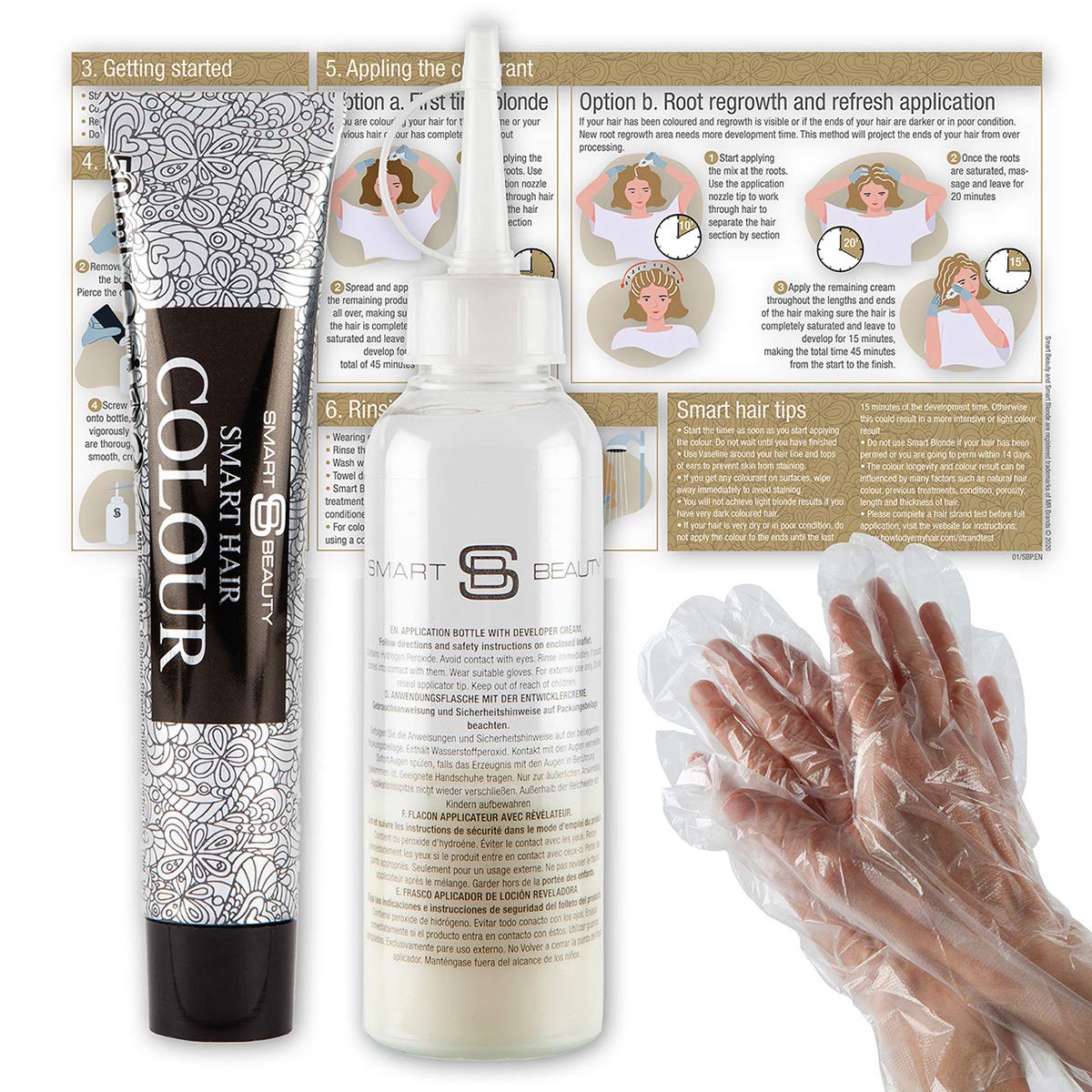 Smart Beauty tonifiant blond froid pour un rendu uniforme.