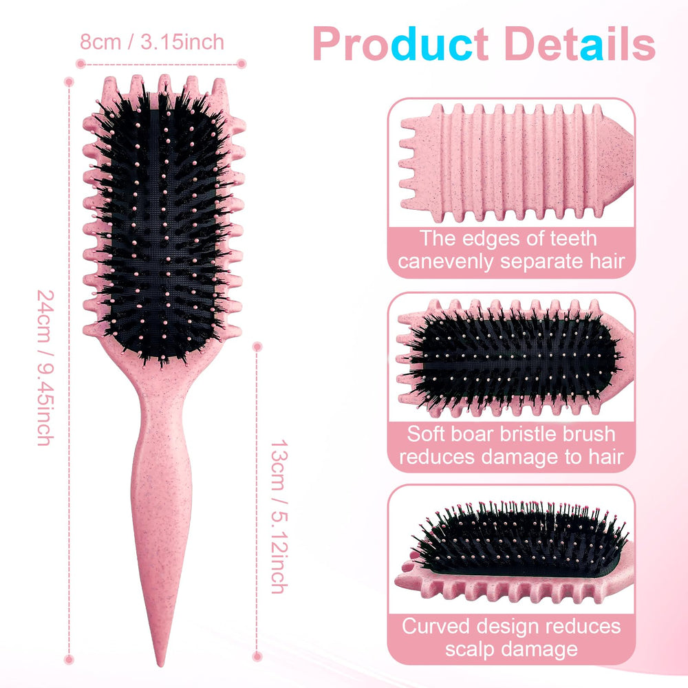 SmartBest Candy Brush définition nette des boucles pour une coiffure soignée.