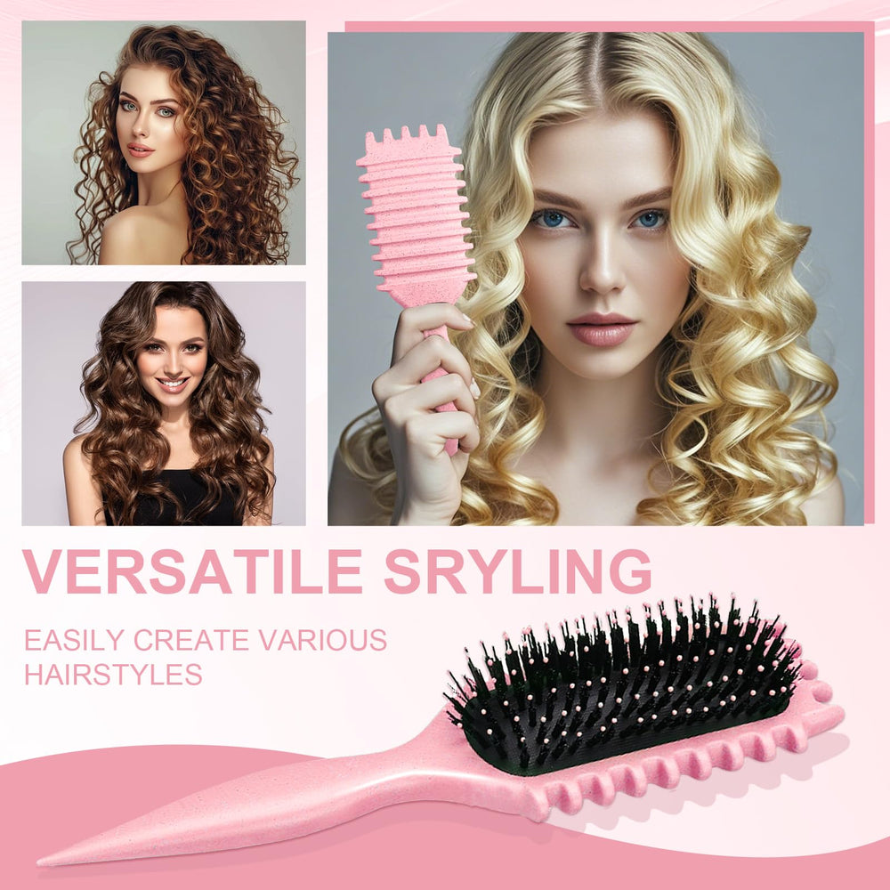 SmartBest Candy Brush séparation équilibrée des mèches pour des boucles homogènes.