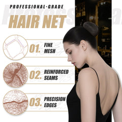 Smilco filet à cheveux brun, résistance 33 livres pour maintien durable