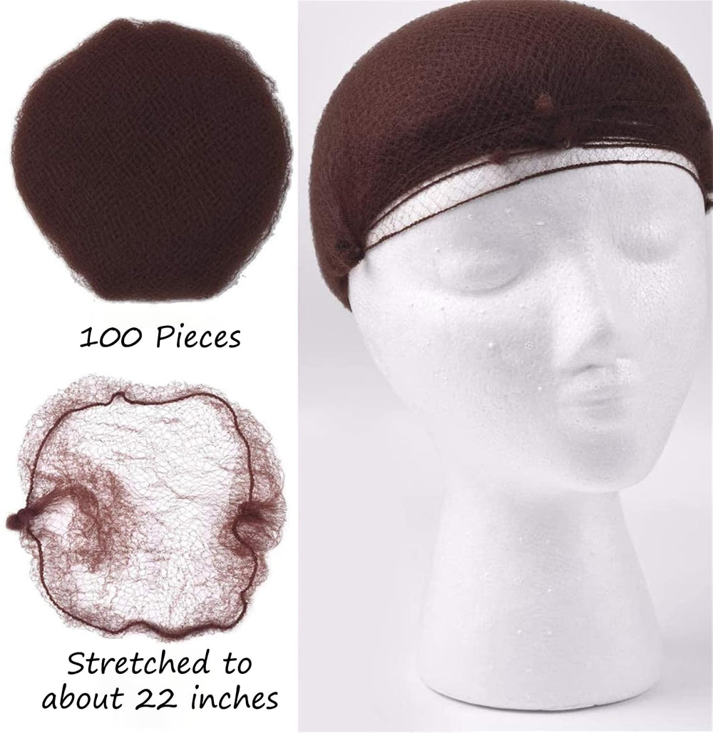 Smilco filet à cheveux brun, maintien discret pendant le sommeil