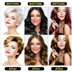 Sminktec Shampoing-coloration brun-châtain: couverture rapide des cheveux gris.
