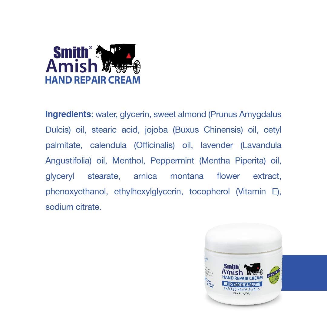 Crème mains Smith Amish: absorption rapide sans effet gras.