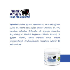 Crème mains Smith Amish: absorption rapide sans effet gras.