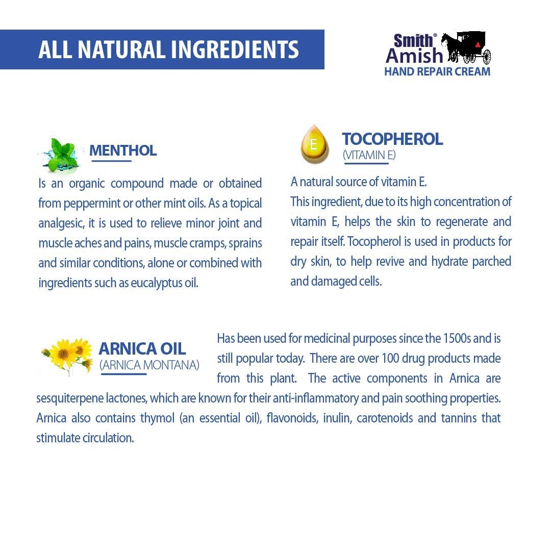 Routine soin mains Smith Amish: hydratation durable et revitalisation légère.