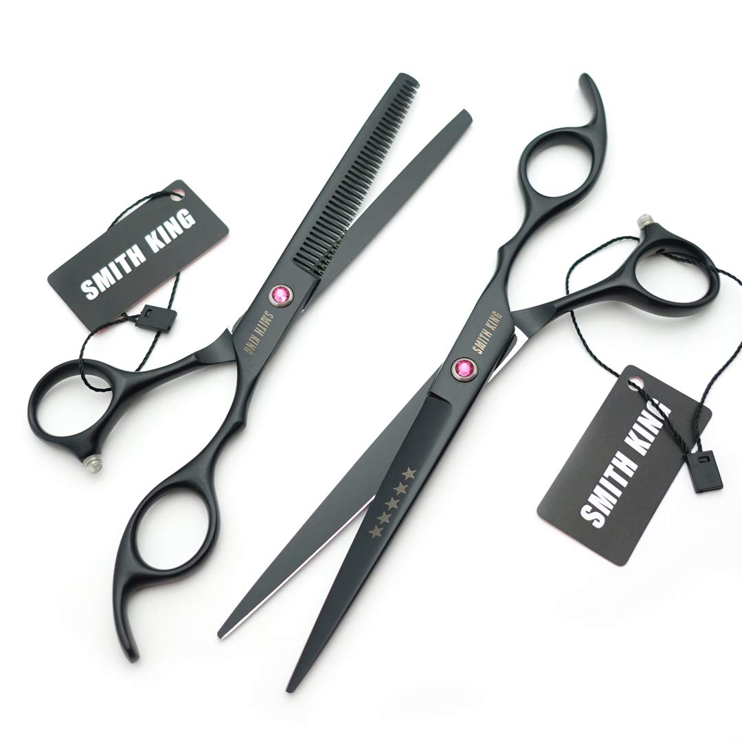 Smithking ciseaux professionnels, poignée ergonomique assurant une prise en main confortable