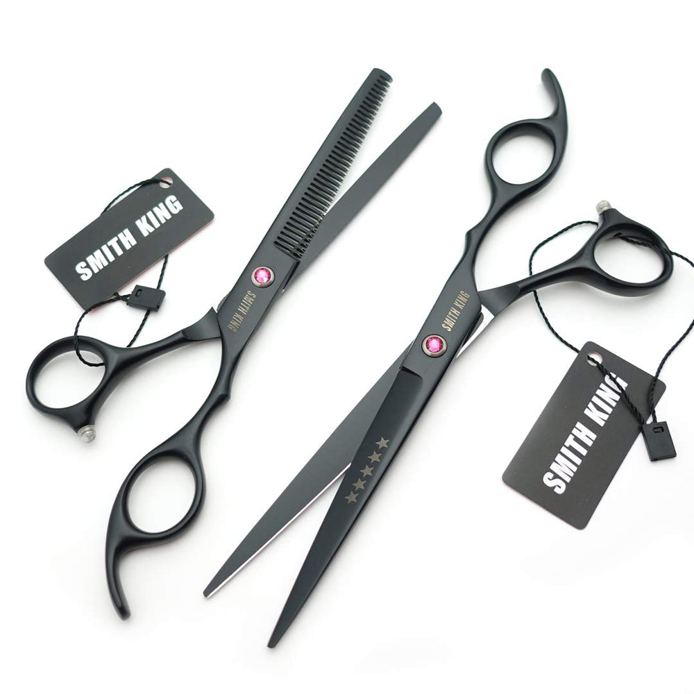 Smithking ciseaux professionnels, poignée ergonomique assurant une prise en main confortable