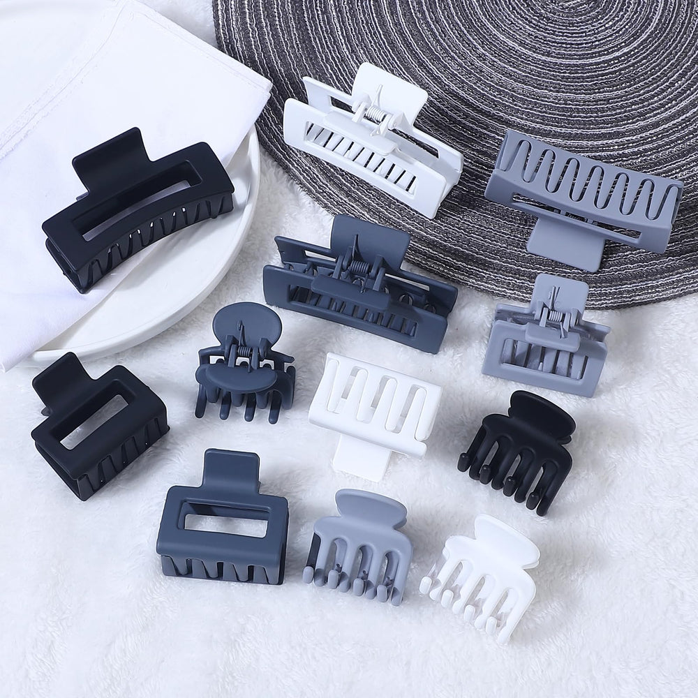 Clips SMKSL gris foncé, couleur neutre et moderne.