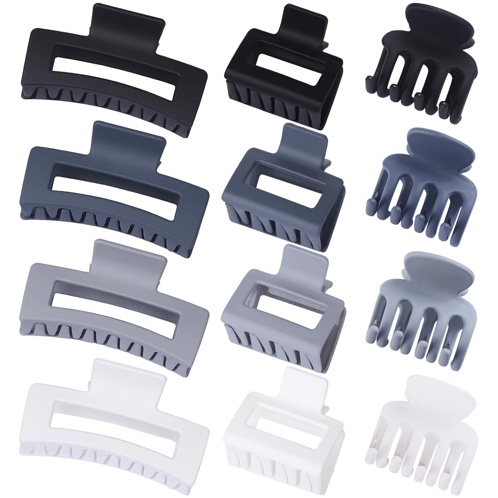Clips SMKSL moyen carré, maintien fiable pour coiffure moyenne.