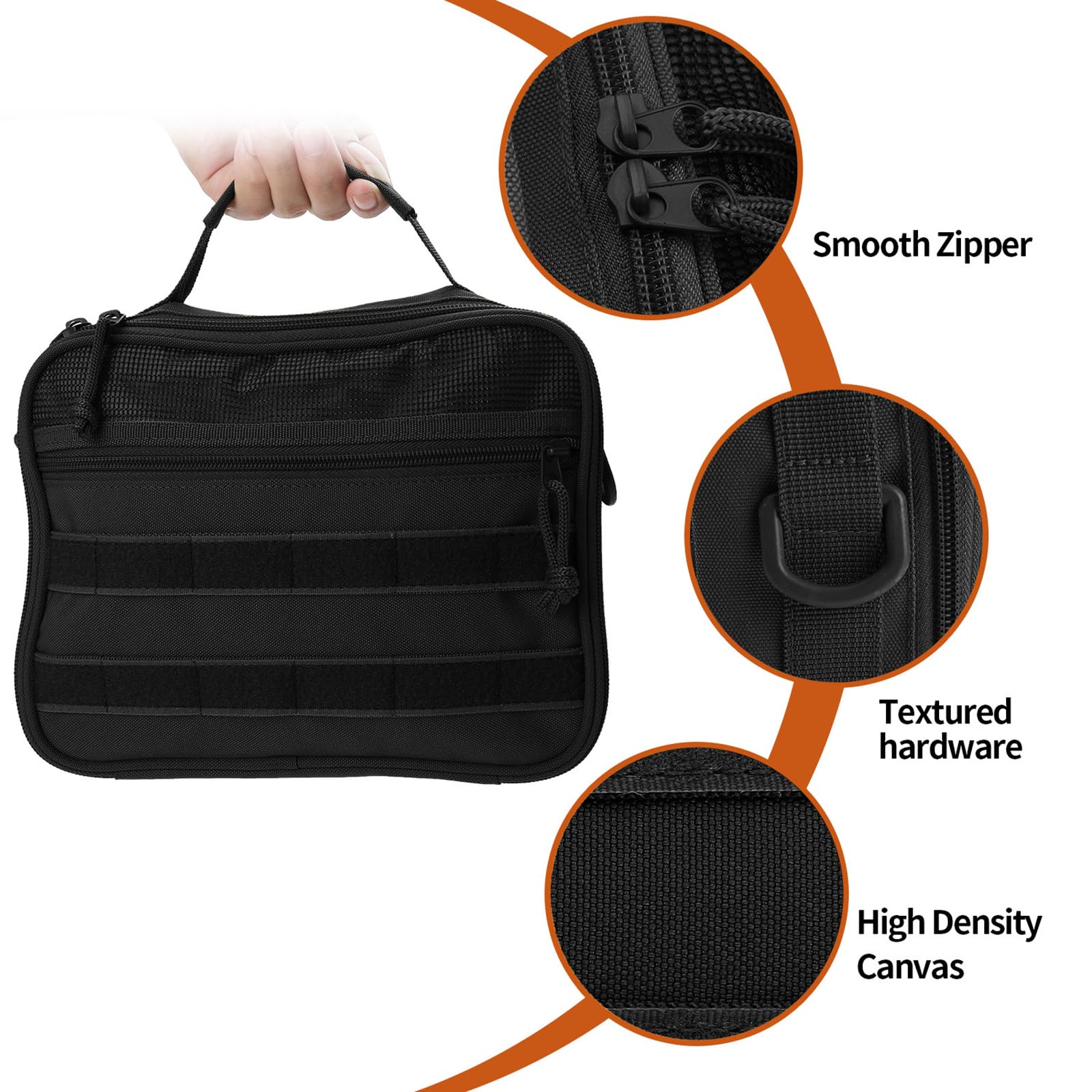 SMONT panneau MOLLE avant pour fixer accessoires et clés