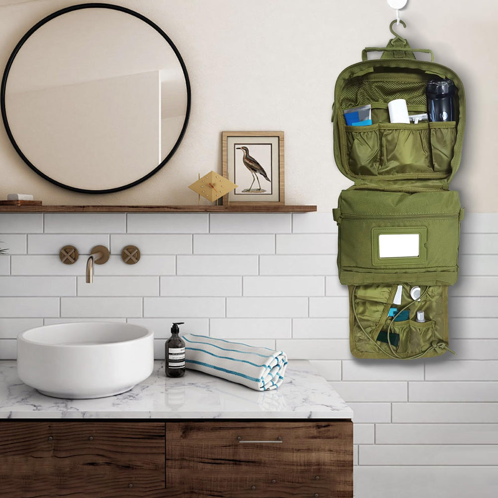 SMONT Trousse de toilette, fermetures solides pour voyager durablement.