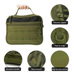 SMONT Trousse de toilette, zones humide et sec pour éviter les fuites.