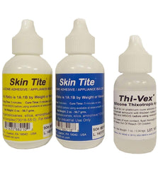 Gros plan sur le kit Smooth-On Skin Tite pour des effets spéciaux réalistes sur la peau.