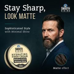 Application du styling Smooth Viking pour un coiffage facile et doux