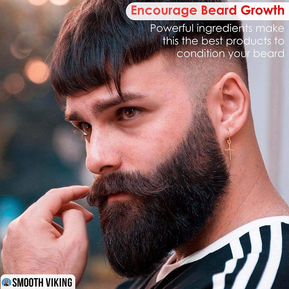Coiffage quotidien avec Smooth Viking Barbe Baume pour une routine soignée.