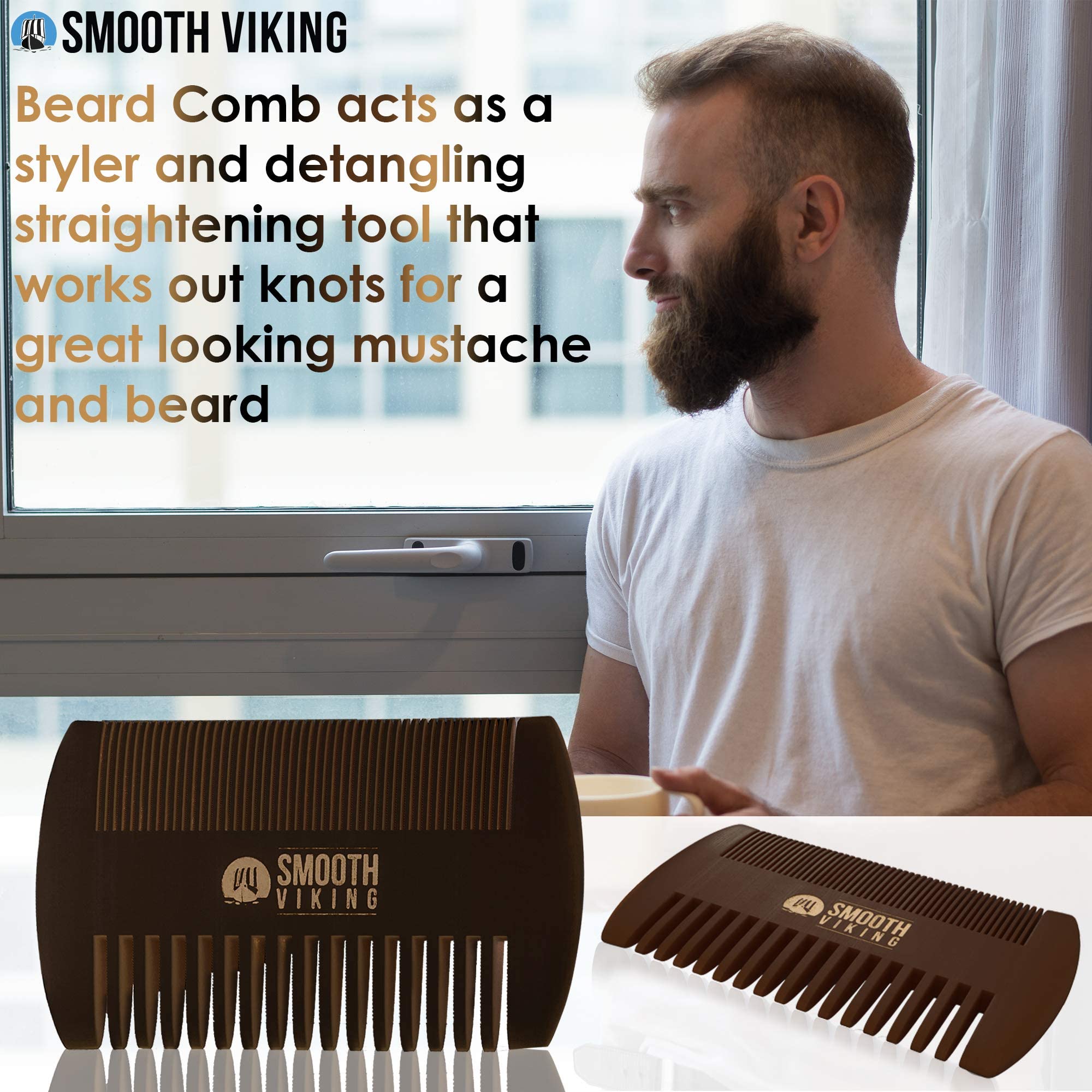 Ensemble entretien barbe Smooth Viking, pratique et durable pour le quotidien
