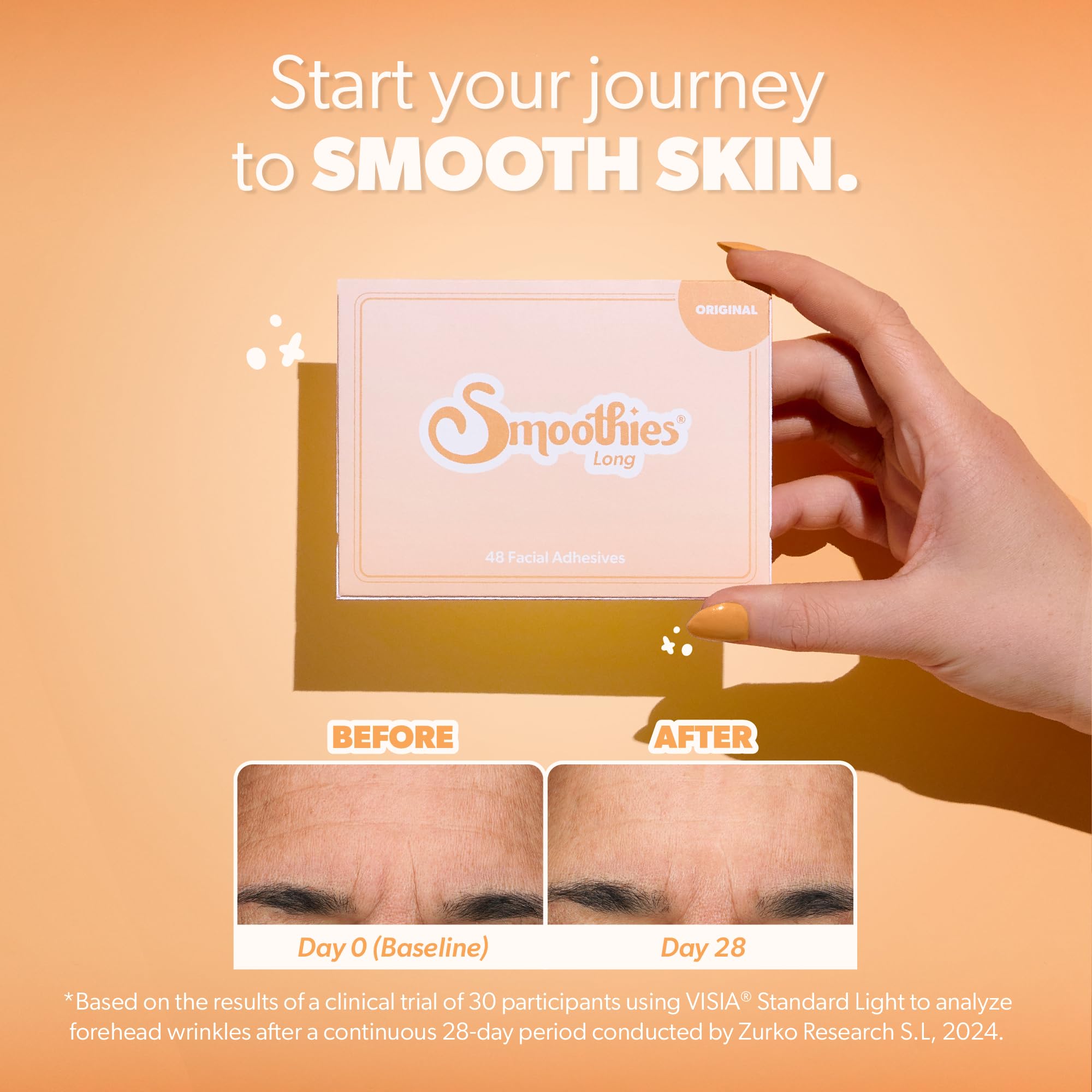 Smoothies-boite-48-adhesifs: emballage pratique pour la boîte complète.