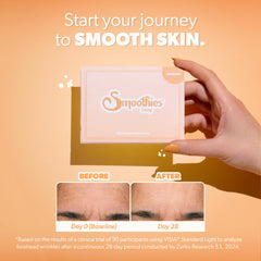 Smoothies-boite-48-adhesifs: emballage pratique pour la boîte complète.