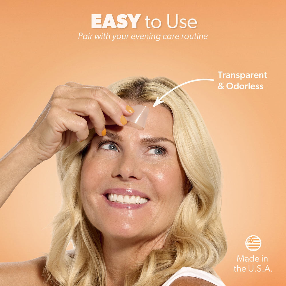 Smoothies-patch-visage-confort: patch léger et discret sur le visage.