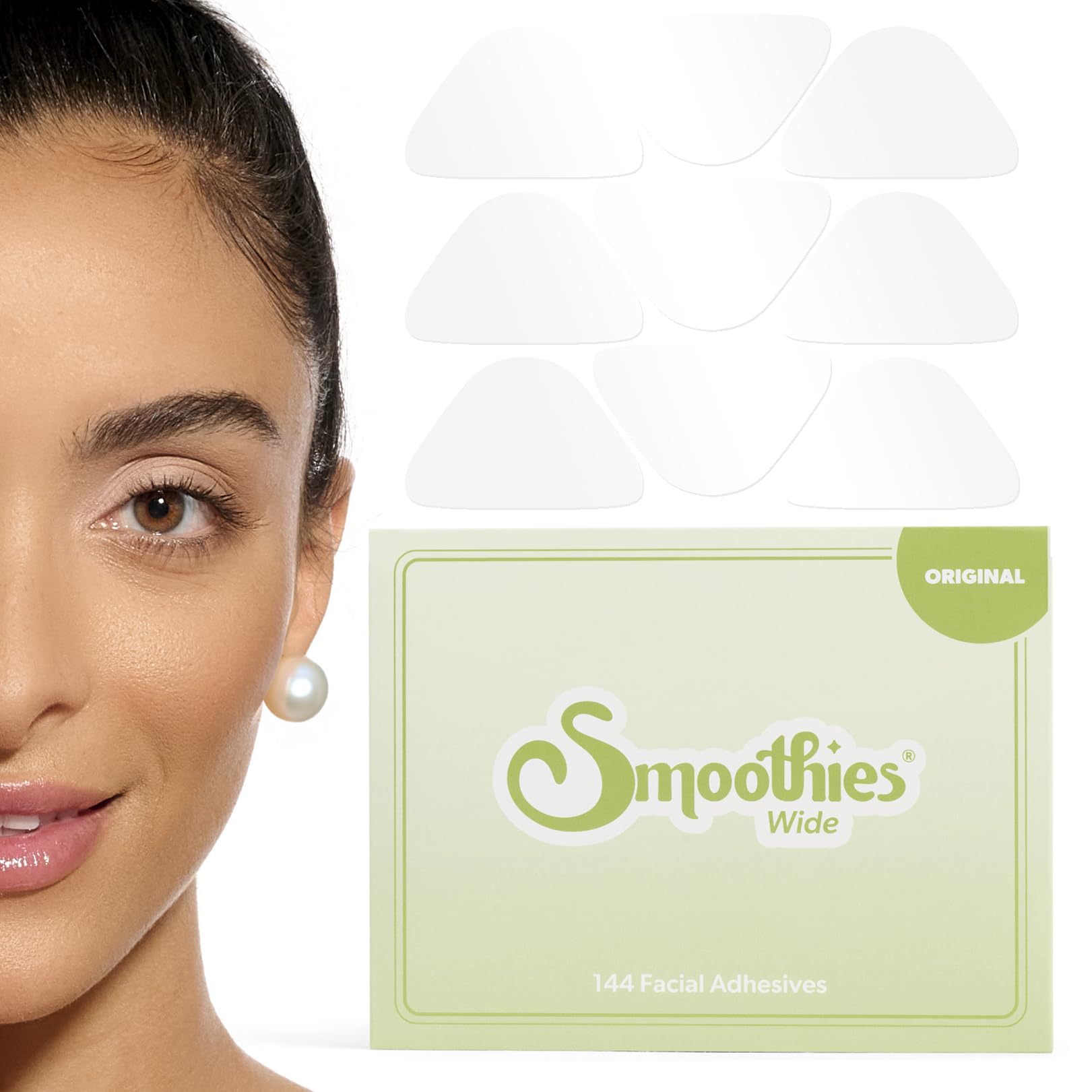 Patch Smoothies pour rides du visage pendant la nuit, effet lissant discret.