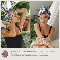 SMPL Objects bonnet de douche durable en polyester résistant et léger