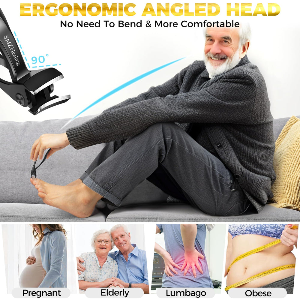 SMZHealing coupe-ongles 45° incurvé suit la courbe de l'ongle