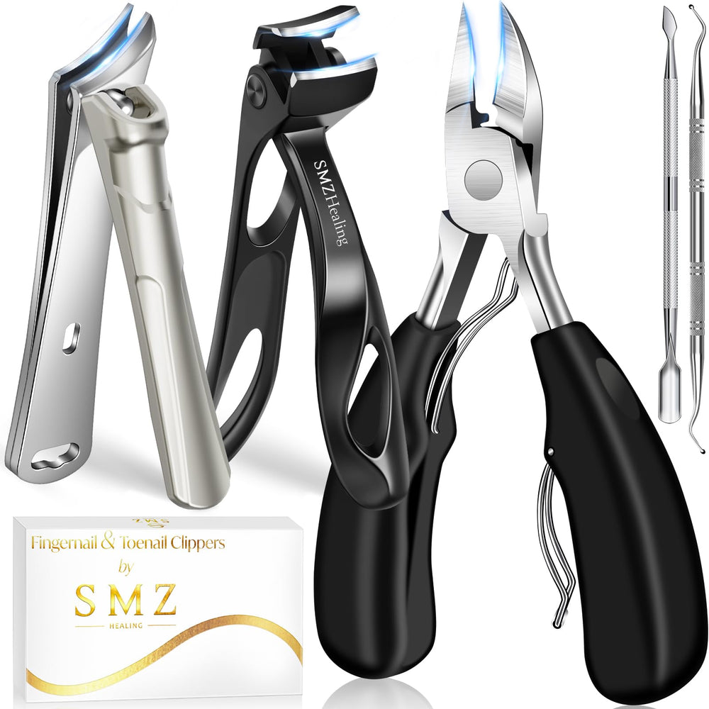 SMZHealing coupe-ongles épais avec ouverture large pour gros ongles