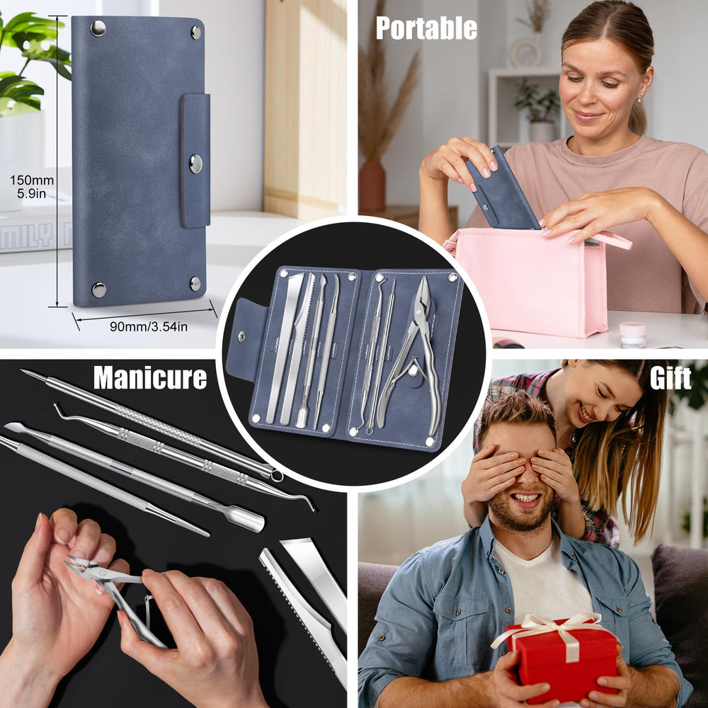 SMZHealing etui-cuir-pu-portable, rangement sûr et pratique en voyage.