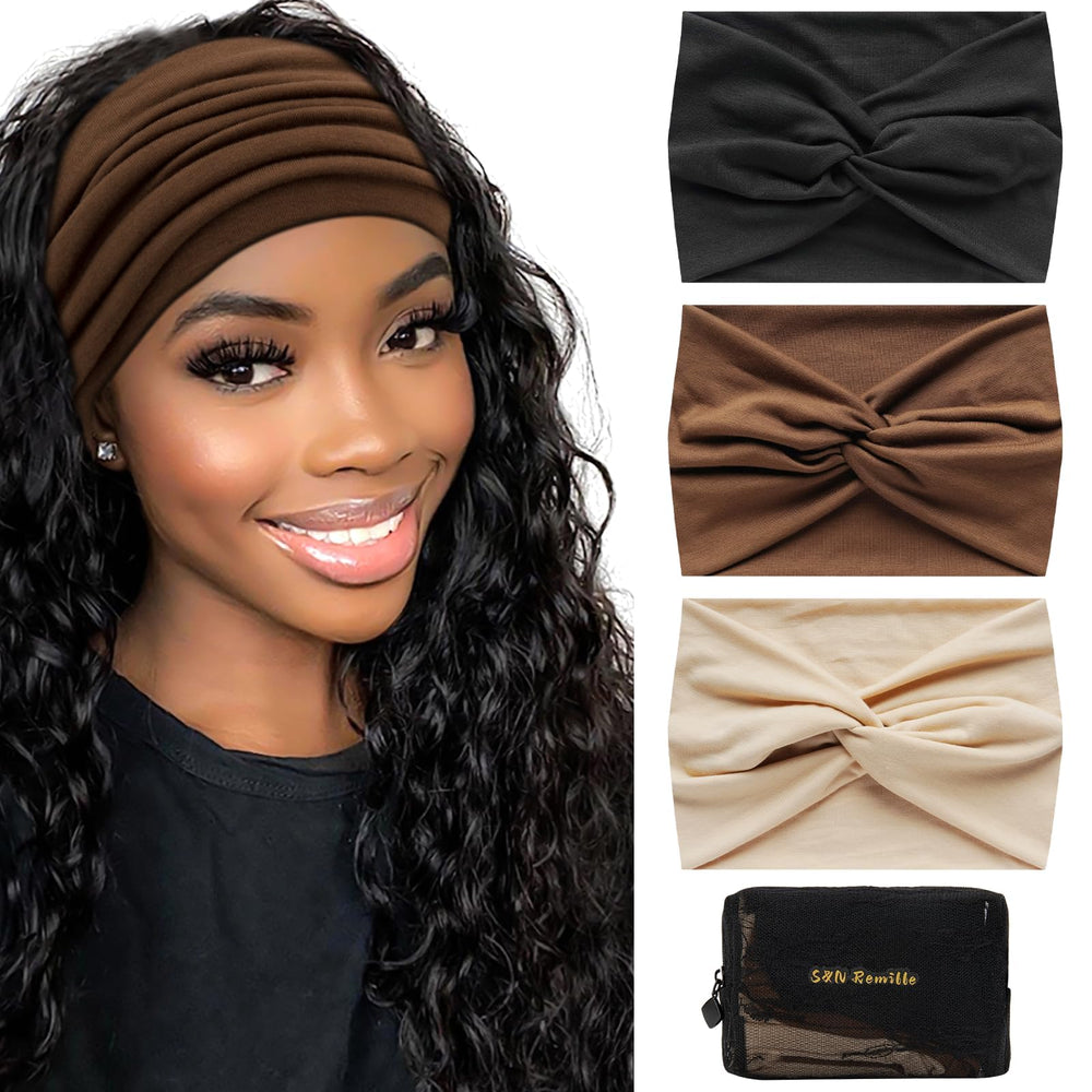 S&N Remille bandeau large coton doux, confort quotidien et maintien doux.