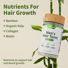 Snap Supplements Etiquette: étiquette présentant les ingrédients naturels et leurs origines.