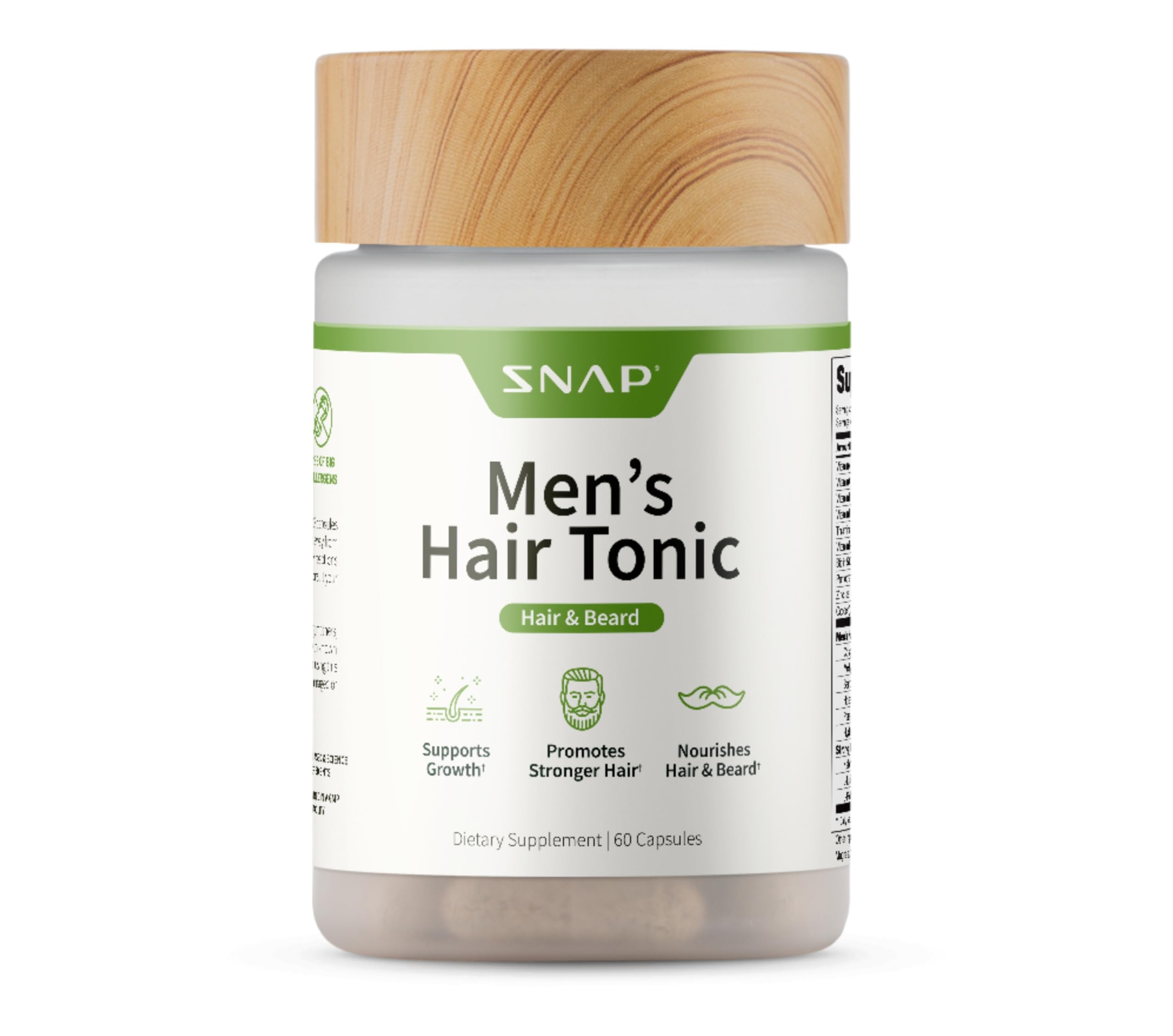 Snap Supplements Hair Growth Capsules: capsules faciles à prendre pour soutenir la croissance des cheveux.