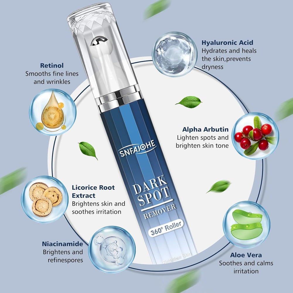 SNFAJOHE Sérum vitamine C et extrait de réglisse, pour éclaircir et nourrir la peau.