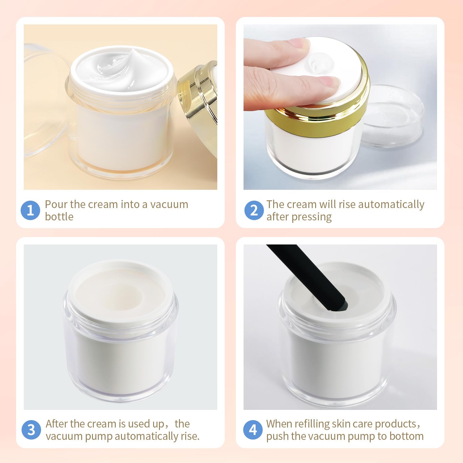Snowso coffret portable rose doré, idéal pour emporter vos soins