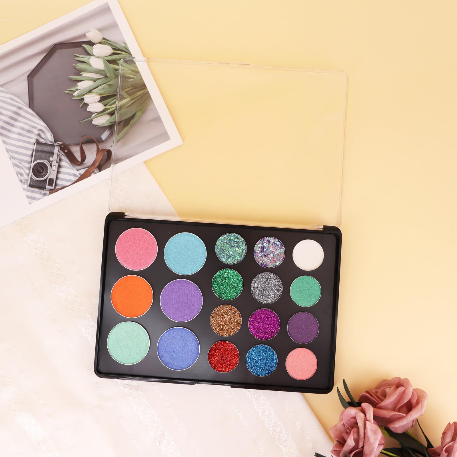 Snowso palette: capacité jusqu'à 32 pans d'un pouce, rangement clair et stable.