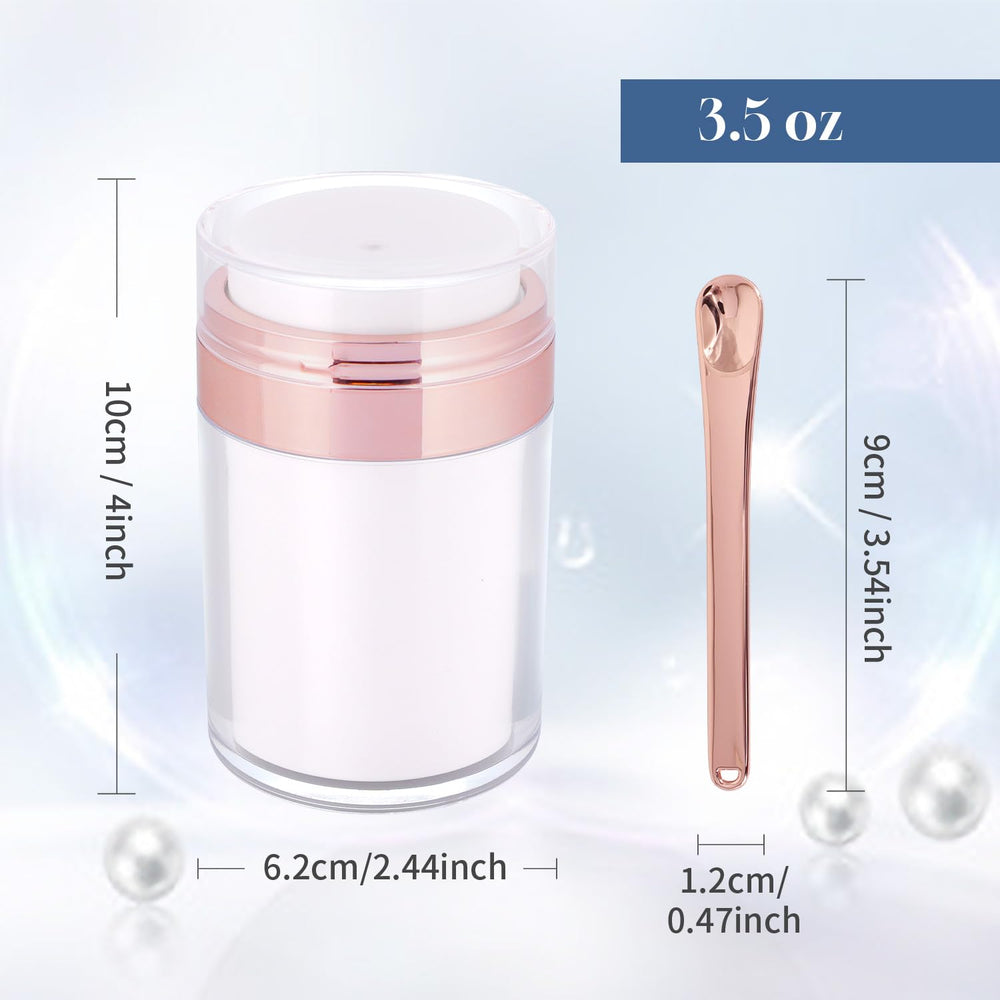 Snowso spatule cosmétique rose doré, utile pour prélever sans contact