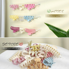 SNOWSTAR rangement-pinces-cheveux à 3 rangs, solution compacte pour dressing.