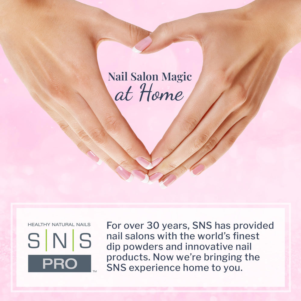SNS Kit applicatif dip ongles - usage à domicile facile et pratique.