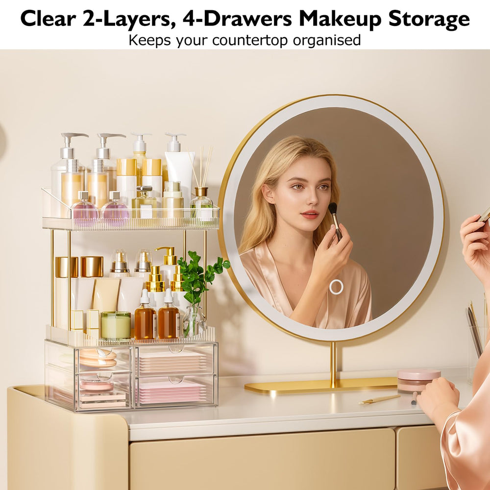 SNSLXH Tiroirs-palettes-ombres: rangement sûr pour palettes et petits articles.