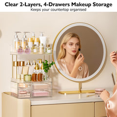 SNSLXH Tiroirs-palettes-ombres: rangement sûr pour palettes et petits articles.