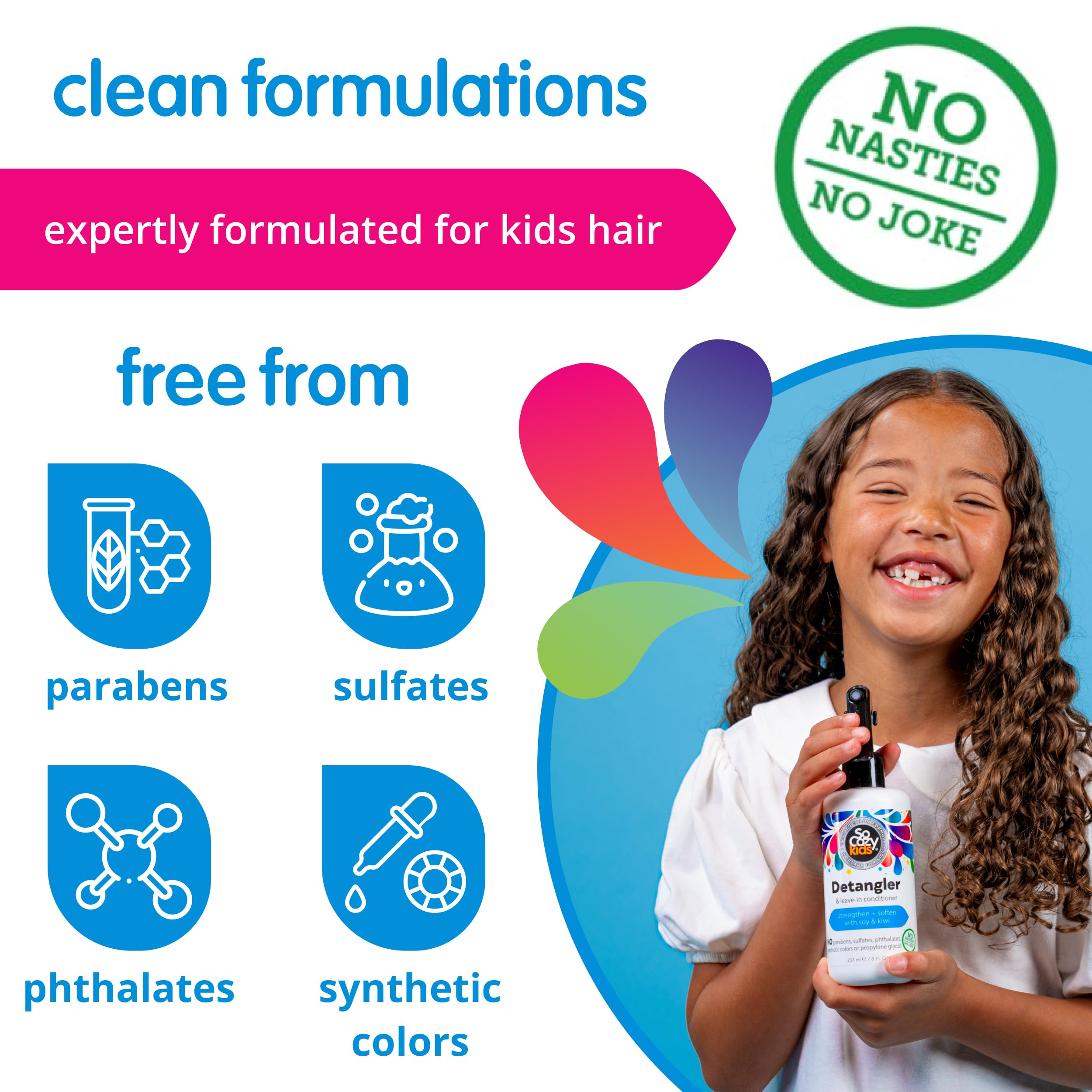 SO COZY Formule sans parabènes ni colorants pour cheveux sensibles