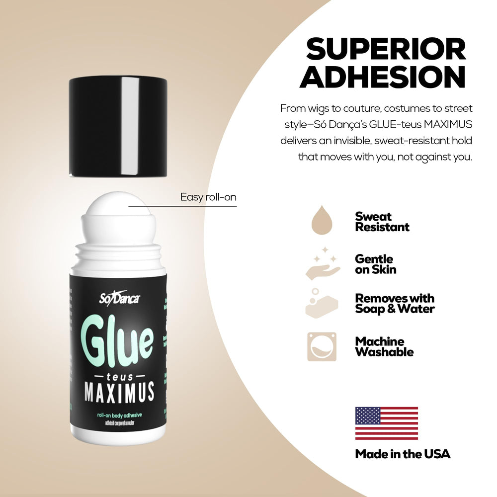 So Danca Glue-teus Maximus, équilibre formule 75/25 pour une adhérence efficace.