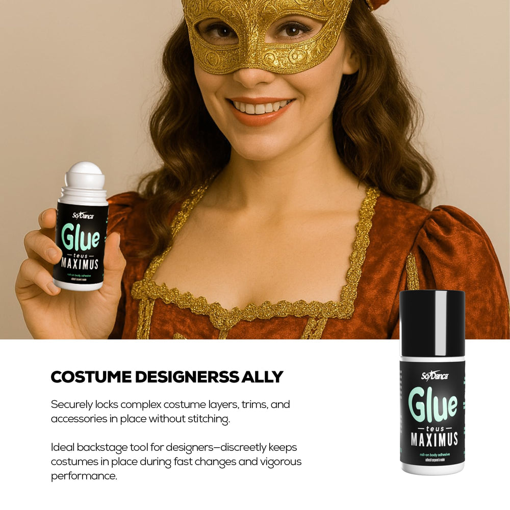 So Danca Glue-teus Maximus, formule hypoallergénique respectueuse de la peau.