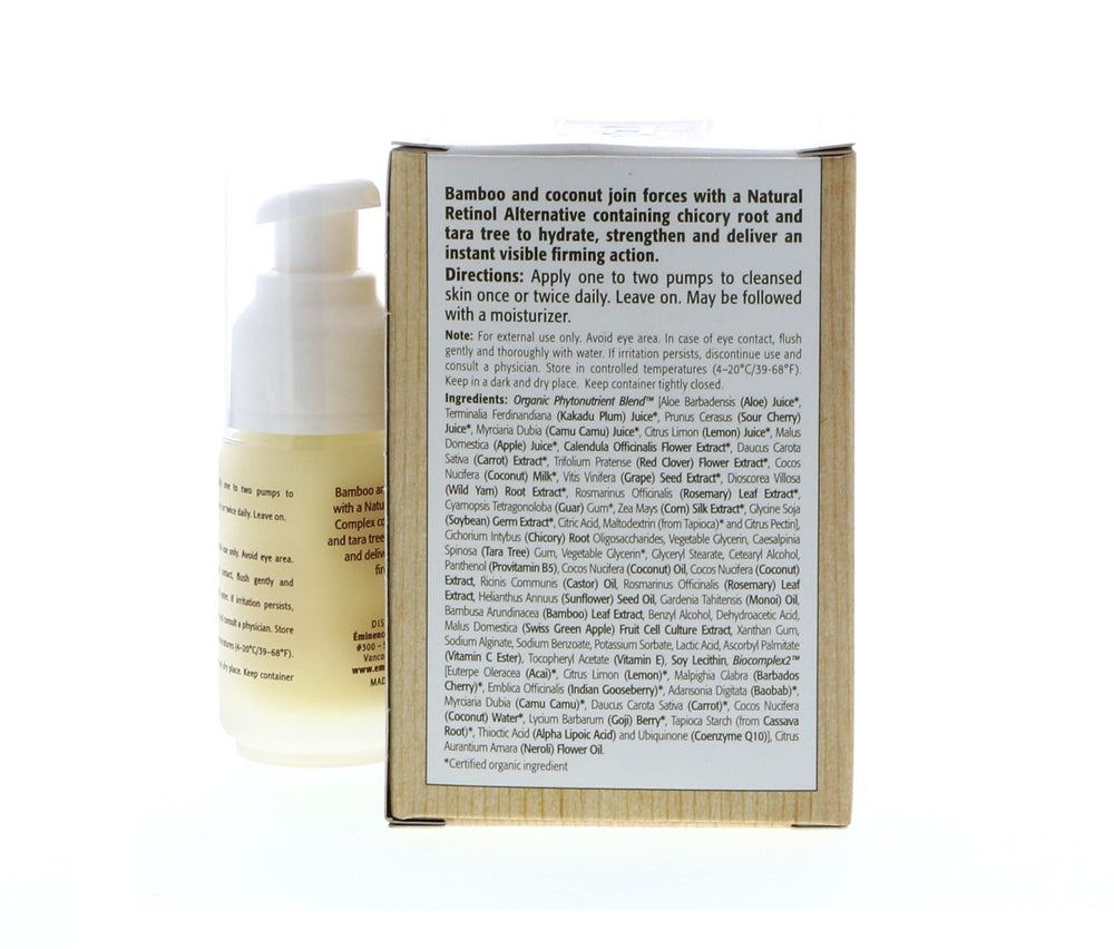 Absorption rapide du Bamboo Firming Fluid après application sur le visage.
