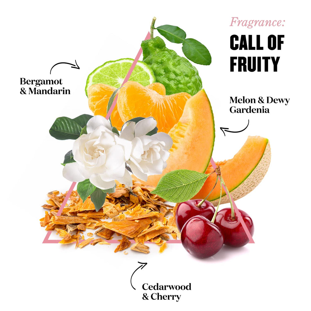 Beurre de cacao riche pour nourrir les peaux sèches avec Call of Fruity.