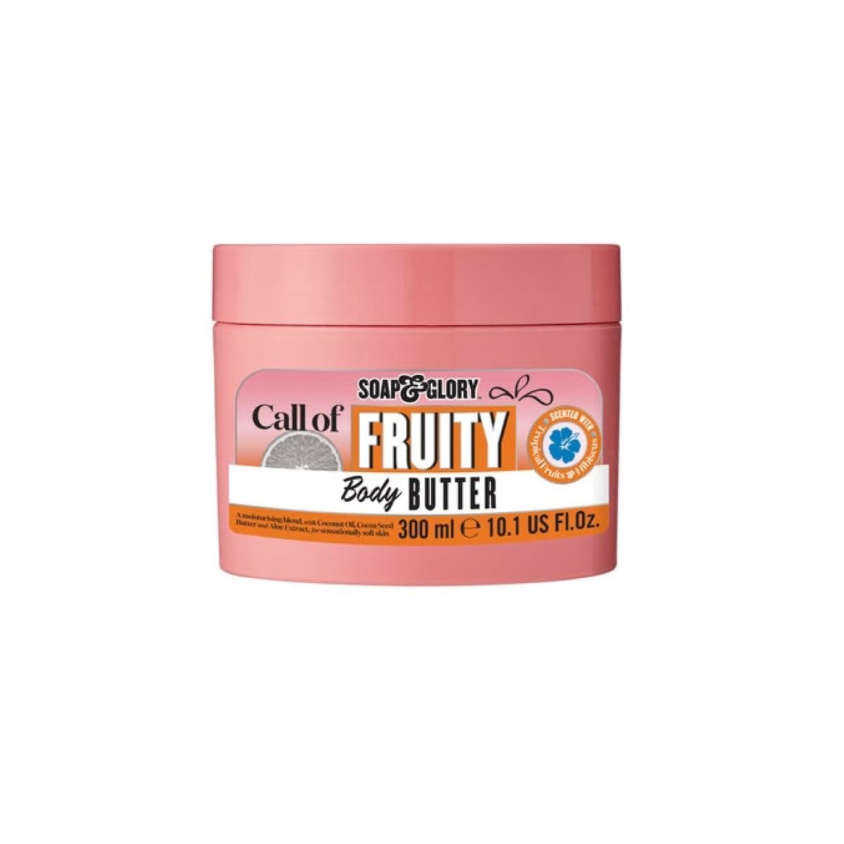 Soap & Glory Call of Fruity – bouteille versant, hydratation simple après douche.