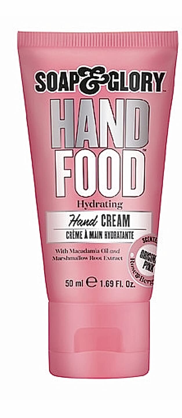 Crème main Soap & Glory, soin nourrissant et absorption rapide.