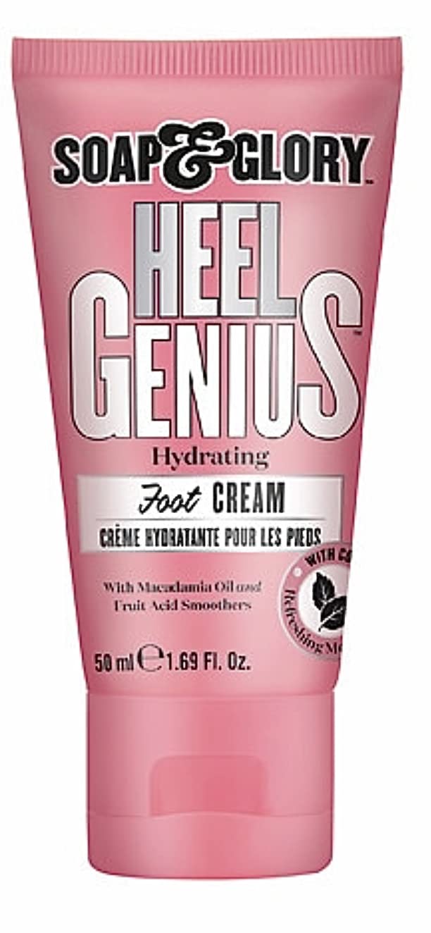 Crème pieds Soap & Glory, action apaisante et hydratante.