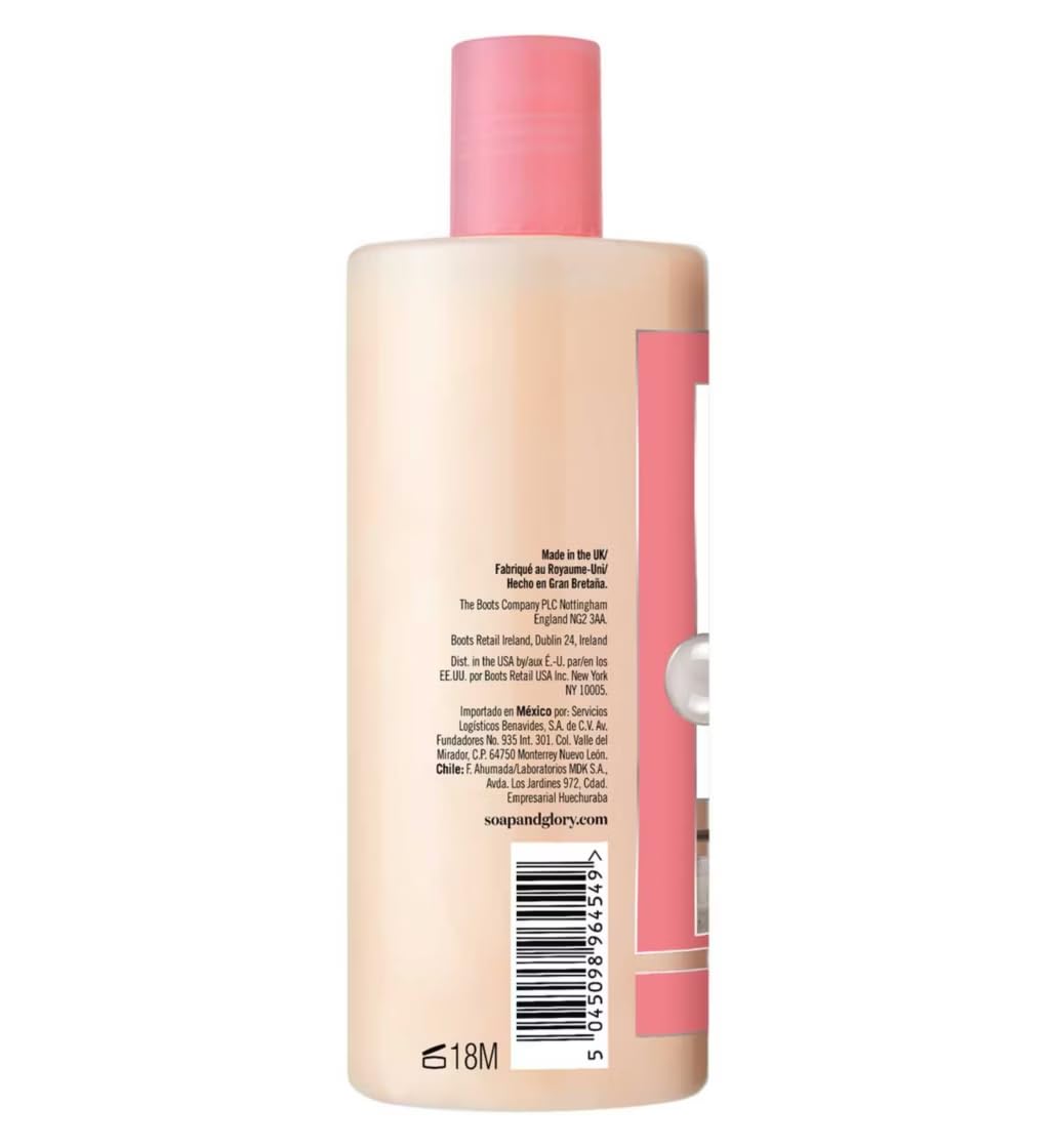 Soap & Glory Gel Douche Clean On Me, application douce sur peau humide pour une mousse riche