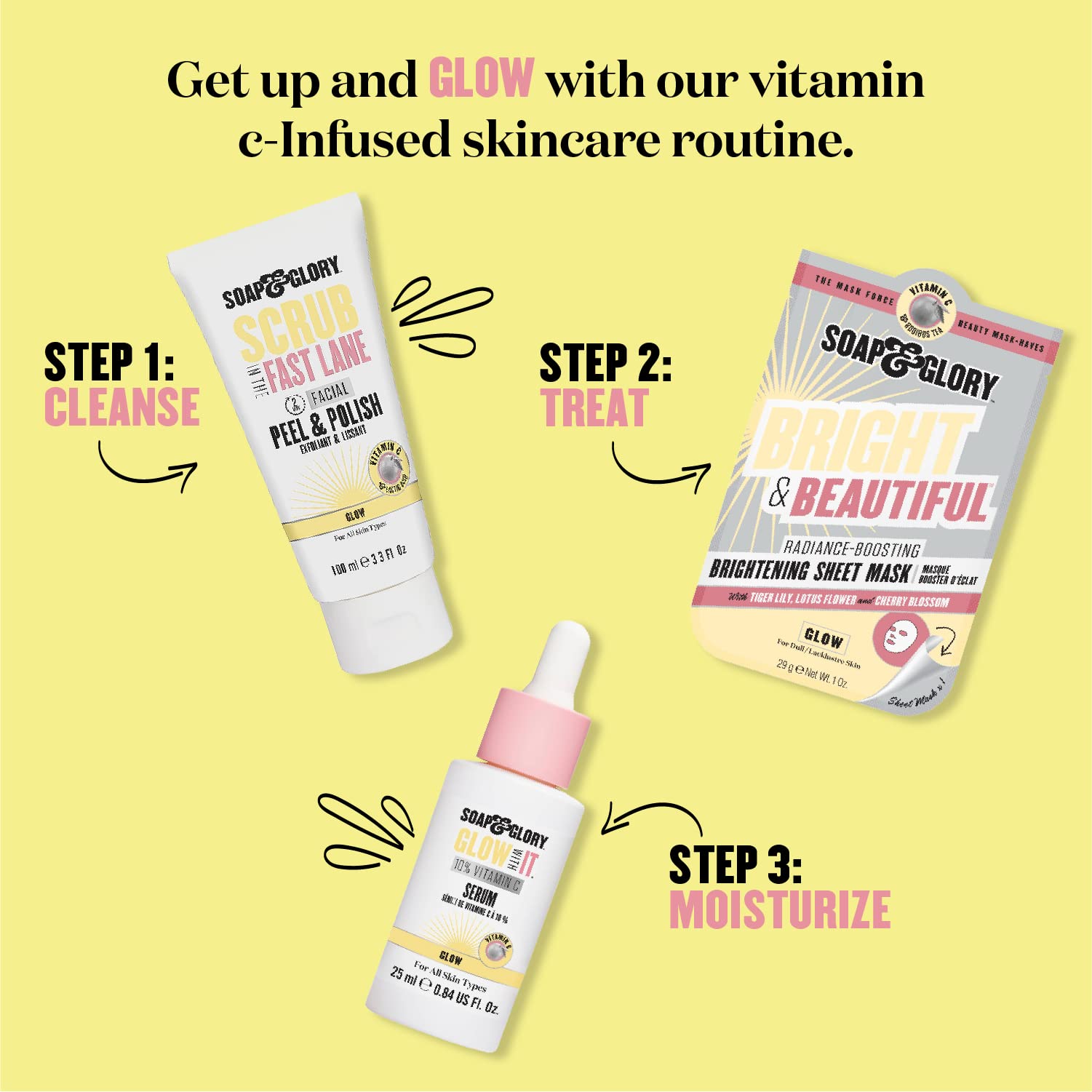 Soap & Glory In The Glow, teint plus uniforme et éclat naturel.